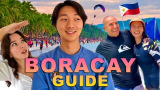 THIS is Philippines No.1 Vacation Island - BORACAY 🇵🇭 We Rode a HELICOPTER there!!