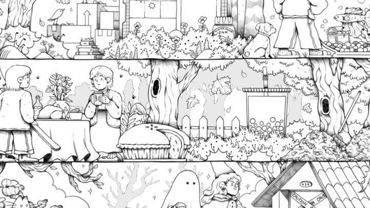 【Procreate】Record my October｜Line draft process