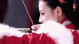 Favorite red outfit and archery shots