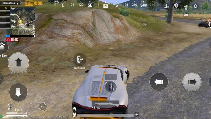 Driving a car with cool skin in PUBG Mobile be like...