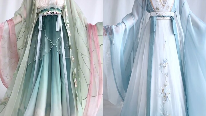 喜欢诃子裙还是齐腰穿法？哪个更仙气？