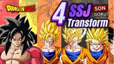 TRANSFORMASI SSJ SON GOKU DRAGON BALL