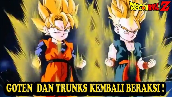 USAHA GOTEN DAN TRUNKS MENGHENTIKAN PETARUNG REKAYASA GENETIK !!