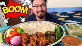 FISH CURRY, ERONBA MUKBANG || FISH CURRY EATING CHALLENGE || FISH CURRY EATING SHOW || RECIPE ||