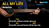 All My Life - America (1979) Easy Guitar Chords Tutorial with Lyrics Part 3 SHORTS REELS