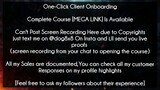 One-Click Client Onboarding Course Download