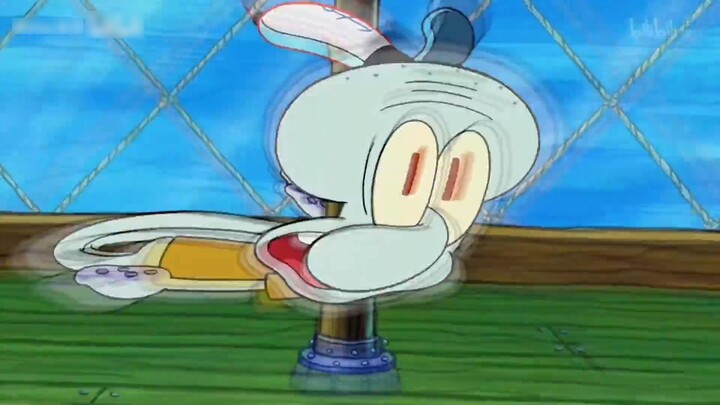⚡Squidward spins for one minute⚡