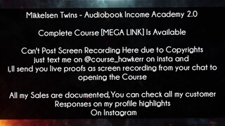 Mikkelsen Twins Course Audiobook Income Academy 2.0 Download