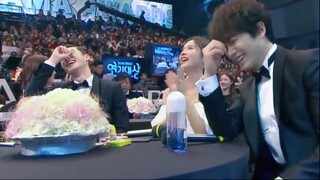 I died of laughter. This was the first time I saw the male lead and the second male lead receive the