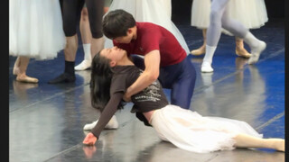 Ballet Giselle scene rehearsal clip