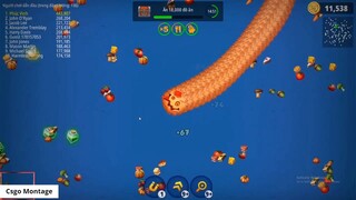 Worms Zone.io Rắn Săn Mồi #095 _ Noel tới rồi chơi rắn săn mồi thôi các bạn _ 24