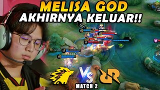 SETELAH SEKIAN LAMA, AKHIRNYA NGELIAT MELISA LAGI!! INI LUTFI TERLALU GILA!! - RRQ VS ONIC MATCH 2