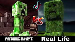 #93 Tik Tok Minecraft - Minecraft Trong Game Và Đời Thực Khác Nhau Như Thế Nào ???