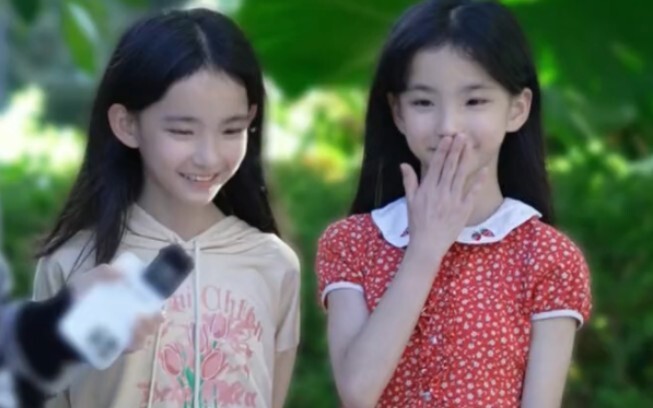 Interview with Cute Twin Girls