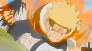 Naruto Uses  Nine Tails Chakra For The First Time (Naruto VS Haku )