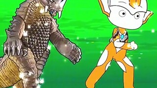 Ultraman bé nhỏ tội nghiệp bị quái vật truy đuổi, bạn sẽ chọn cứu ai?