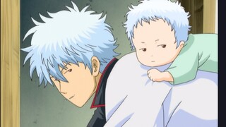 Ai nhìn vào cũng sẽ nghĩ đó là con của Gintoki.