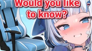 逆天弹幕想知道Gura的椅子的味道被Gura臭骂【Gawr Gura】【hololive中文】