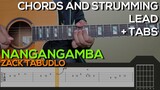 Zack Tabudlo - Nangangamba Guitar Tutorial [CHORDS AND STRUMMING, LEAD + TABS]
