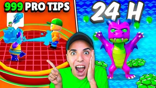 Hice 999 PROTIPS en STUMBLE GUYS en 24 HORAS... 😨