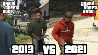 Lamar roasts Franklin 2013 vs 2021 | GTA 5