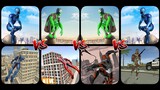 Black Hole Hero VS Rope Frog Ninja Hero VS Miami Rope Hero VS Rope Hero: Vice Town VS Rope Hero 3