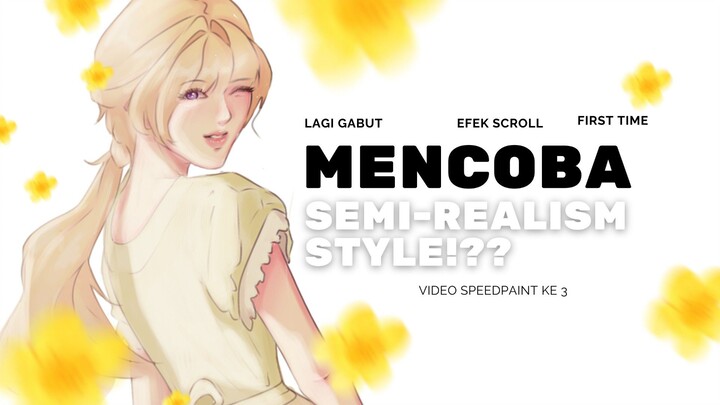 Coba semi-realism style, kalian kasih nilai berapa? | Digital Art Speedpaint