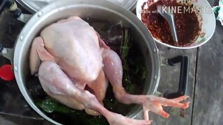 #ไก่ตลาดย่างเตาถ่าน บรรยากาศทุ่งนาจ.สุรินทร์