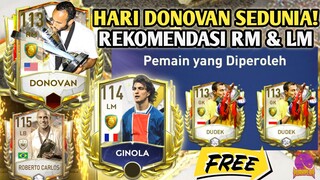 WAKTUNYA HARI DONOVAN RM OVR 113 SEDUNIA! REKOMENDASI RM & LM TERBAIK SAAT INI FIFA MOBILE YUAHPLAY!