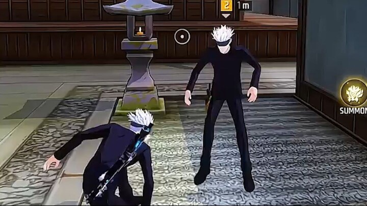 FREE FIRE X JUJUTSU KAISEN GOJO KNOCK #ff #freefire #roblox #fishit