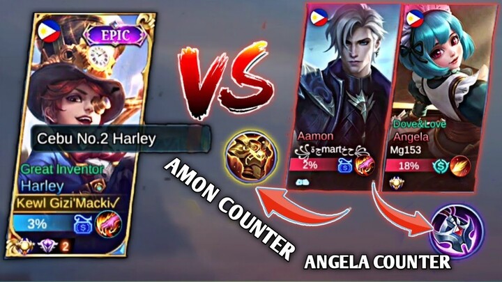 How to Counter Core Amon with Support Angela if your using Harley core? •Gizi'Macki✓•Harley gameplay