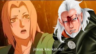 TSUNADE BERTEMU KOJI. MOMEN TSUNADE TERKEJUT MELIHAT KASHIN KOJI. "apa itu kau Jiraiya"