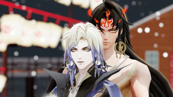 [Onmyoji mmd] Digging brother's dangerous party [Asura ✘ Susanoo]