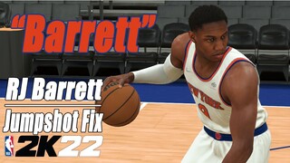 RJ Barrett Jumpshot Fix NBA2K22