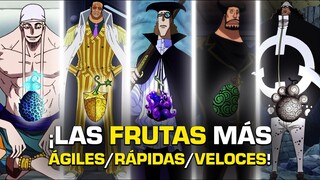 Las 10 FRUTAS más ÁGILES/RÁPIDAS/VELOCES en ONE PIECE (FRUTAS del DIABLO)