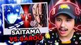 LUTA EQUILIBRADA?! REACT SAITAMA VS GAROU | Sociedade Z