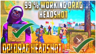 Free fire🔥| 2 Finger Drag Headshot 90% drag rate Auto Headshot