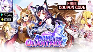 Anima of Quantmix Gameplay - Free Giftcode - RPG Game Android