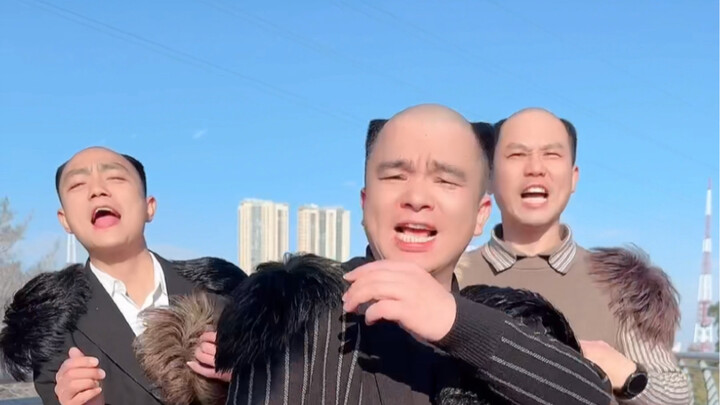 ثلاثة شباب من تشانغشا يفعلون هذا بالضبط للترويج للشعر المستعار؟