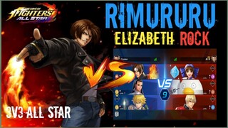 TEAM KYO , Vs. RIMURURU , ELIZABETH,ROCK 🔥😲       |KOF ALL STAR Vs. TEKKEN 7 |