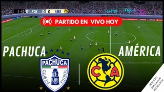 🔴 PACHUCA vs AMÉRICA EN VIVO | Liga MX Clausura | ⚽ Simulación de Video Juego