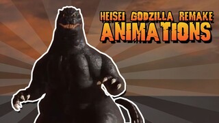 HEISEI GODZILLA REMAKE ANIMATIONS (SINCE IT GOT DELAYED) | Kaiju Universe