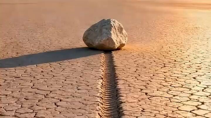 Las piedras que se mueven solas