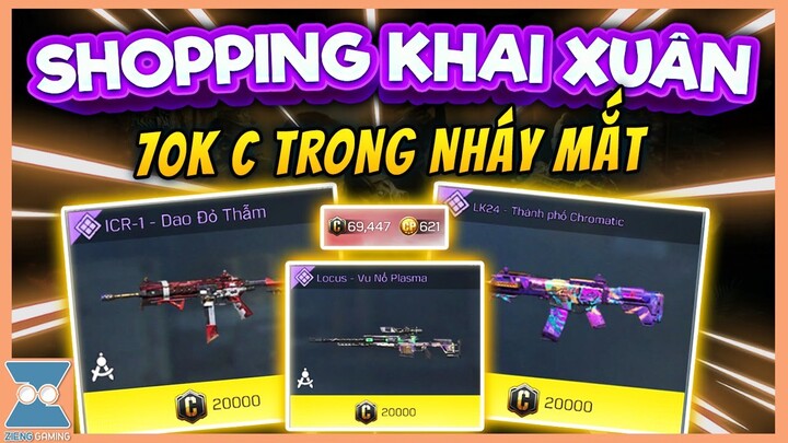 CALL OF DUTY MOBILE VN | LẦN ĐẦU KHOE ACC VÀ SHOPPING KHAI XUÂN 70K C CHƯA ĐẦY 5 PHÚT | Zieng Gaming