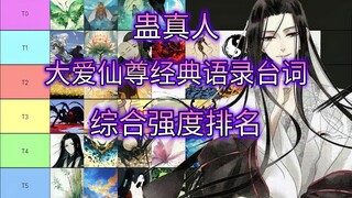 【蛊真人】大爱仙尊经典语录台词合集综合强度排名——落魄谷中寒风吹，春秋蝉鸣少年归，网络小说诸神之战，人祖传全蛊虫战力分析论述排行，一口气看完大爱仙尊人物志解说