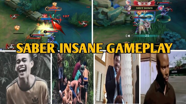 SABER IN HIGH RANKED GAME!! INSANE SABER GAMEPLAY #3 - Master Kalbs TV