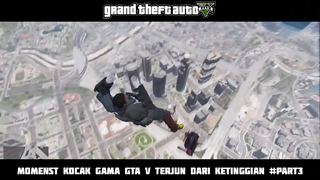 HAHA NGAKAK!!! AKSI AKSI LUCU MAIN GAME GTA V