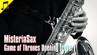 MISTERIASAX - GAME OF THRONES OPENING THEME (cover) • SAXOPHONE QUARTET 🎷