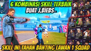 6 KOMBINASI SKILL KARAKTER FREE FIRE TERBAIK BUAT J.BIEBS