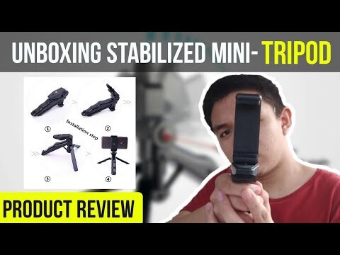 Unboxing Stabilized Mini-Tripod for Vloggers | Product Review